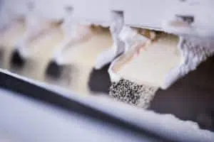 photo de détail matière en industrie alimentaire