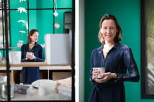 Portrait de Floortje décoratrice d'intérieur