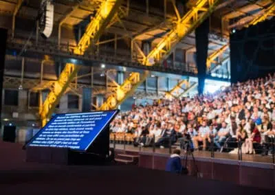 conférence et plénière halle tony garnier lyon
