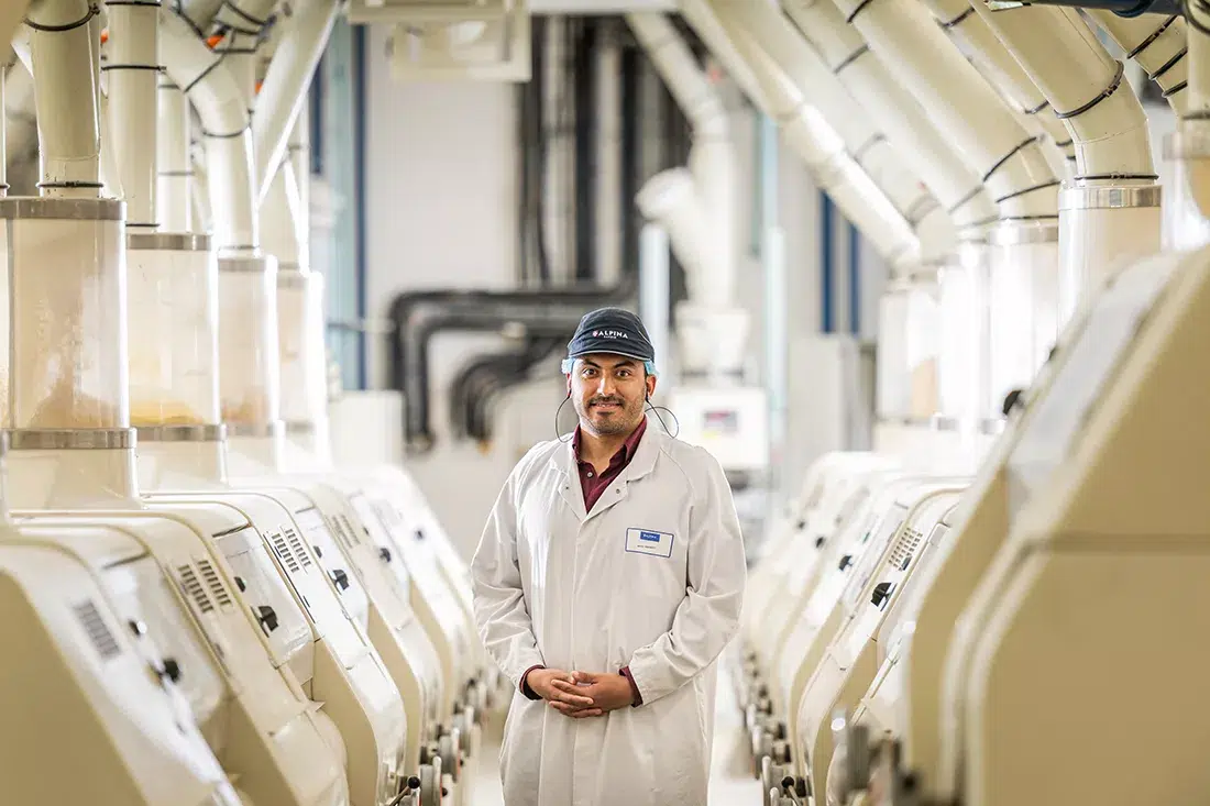 Photographie industrielle au coeur des moulin d'Alpina Savoie